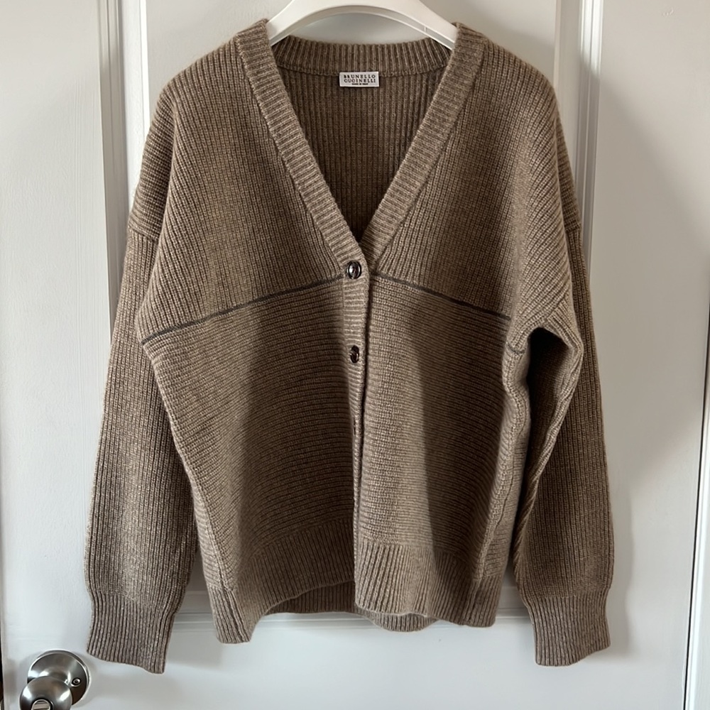 Brunello Cucinelli 100% cashmere cardigan - Picture 10 of 15